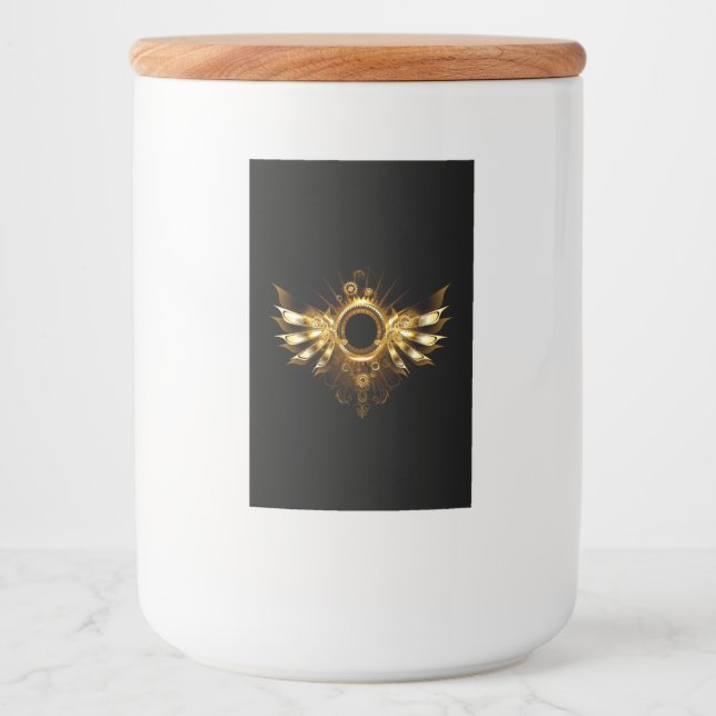 Rótulo Para Comida Asas de vapor (Frente)