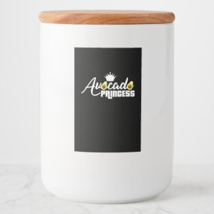 Rótulo Para Comida Avocado Princess