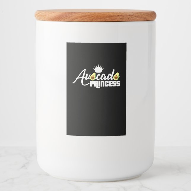 Rótulo Para Comida Avocado Princess (Frente)
