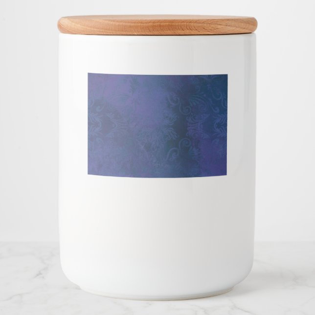 Rótulo Para Comida azul (Frente)