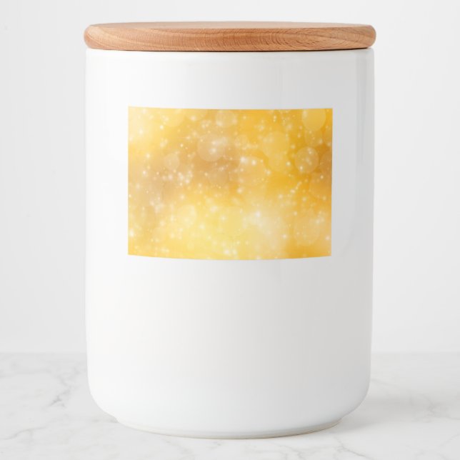 Rótulo Para Comida Beleza Amarela (Frente)