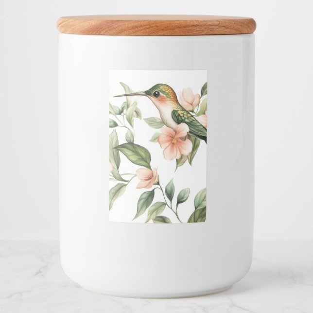 Rótulo Para Comida Birdsong Cerâmica Storage Jar (Frente)