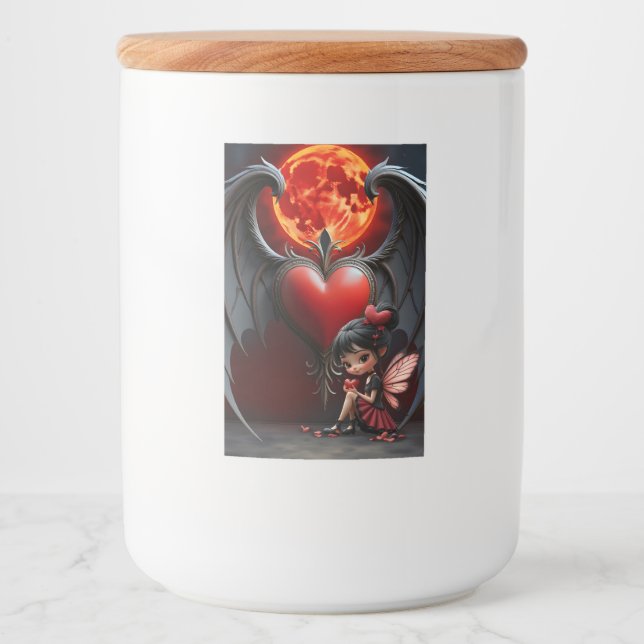 Rótulo Para Comida Blood Moon Valentine Fairy (Frente)