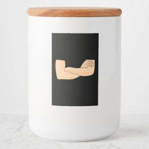 Rótulo Para Comida Braços cruzados