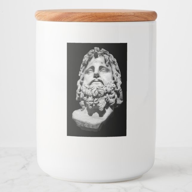 Rótulo Para Comida Busto Greco Romano (Frente)