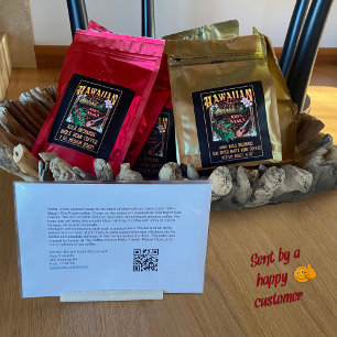 Rótulo Para Comida Café Havaiano