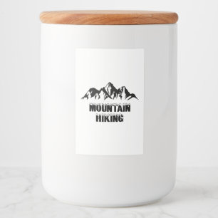 Rótulo Para Comida Caminhada de montanha