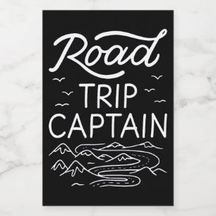 Rótulo Para Comida Capitão de Viagem I