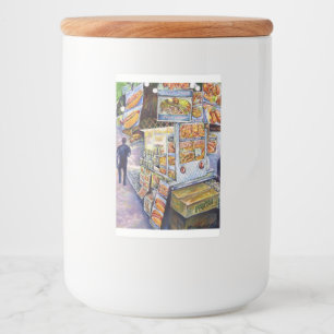 Rótulo Para Comida Carga de trabalho artística extraordinária