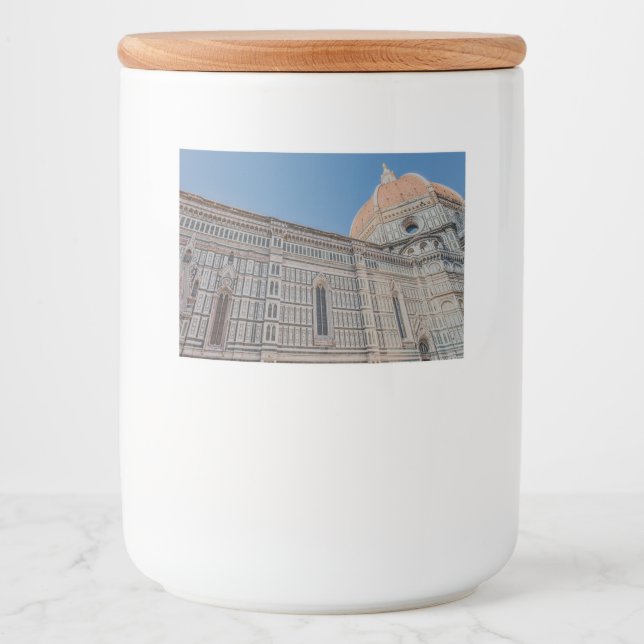 Rótulo Para Comida Catedral de Florença (Frente)