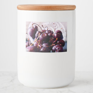 Rótulo Para Comida Cerejas