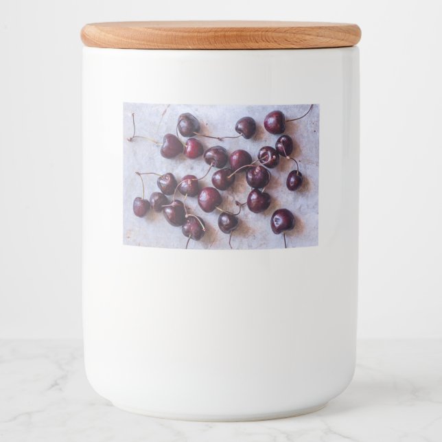 Rótulo Para Comida Cherries (Frente)