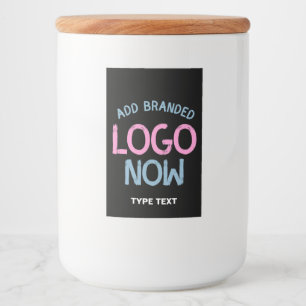 RÓTULO PARA COMIDA CLIENTE FASHIONÁVEL SIMPLES E LIMPO NEGRO