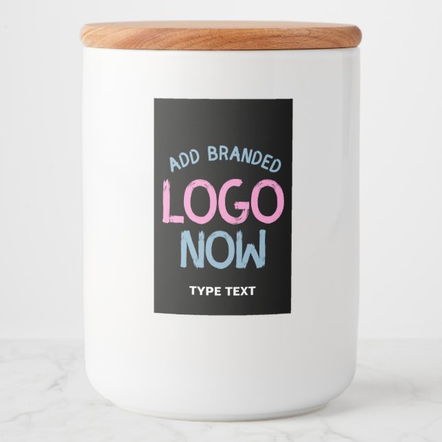 RÓTULO PARA COMIDA CLIENTE FASHIONÁVEL SIMPLES E LIMPO NEGRO (Frente)