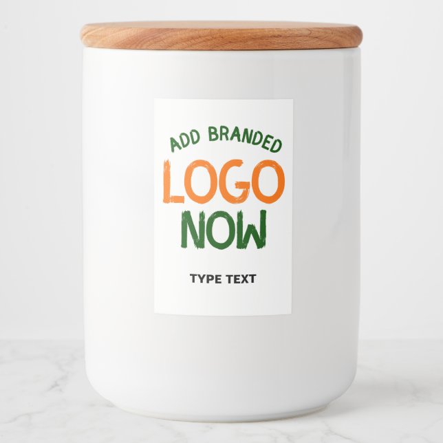 RÓTULO PARA COMIDA CLIENTE SIMPLES E CONTEMPORÁRIO CLEAN BRANCO FASHI (Frente)