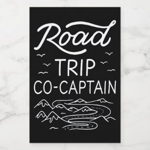 Rótulo Para Comida Co-capitão de Viagem
