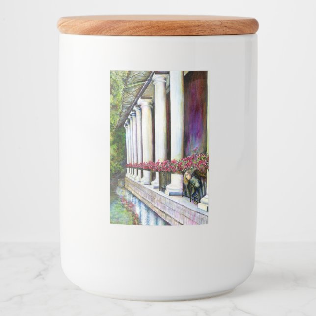 Rótulo Para Comida Conforto é inimigo do progresso (Frente)