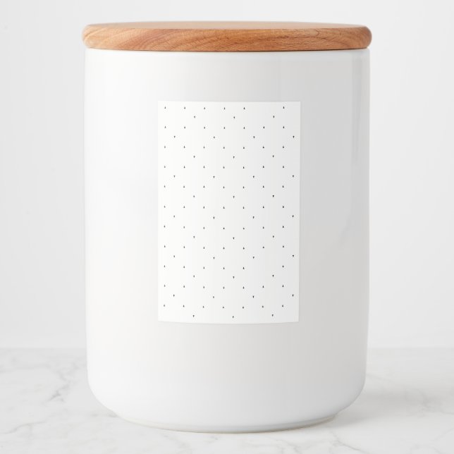 Rótulo Para Comida Conjunto de Pastas com Padrão de Triângulo Minimal (Frente)