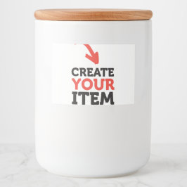 Rótulo Para Comida CREATE-YOUR-OWN DIY Custom Upload your design