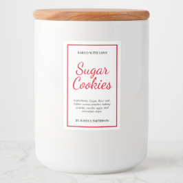 Rótulo Para Comida Custom Personalized Homemade label HM001_20sqv1