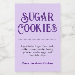 Rótulo Para Comida Customize Homemade label HM001_27rdv2