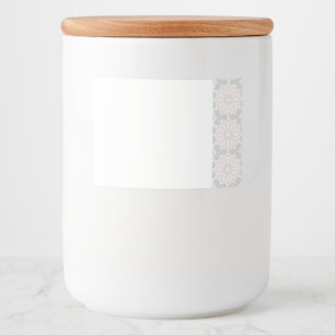 Rótulo Para Comida Desenho de Arte Islâmica Elegante