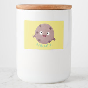 Rótulo Para Comida Design de biscoito de chocolate inteligente