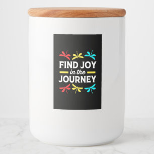 Rótulo Para Comida Dragonfly Encontre Alegria Na Viagem
