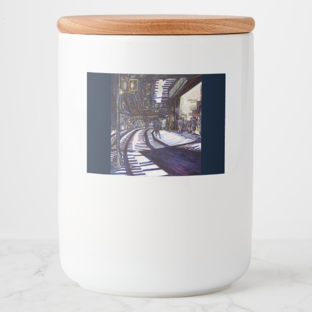 Rótulo Para Comida Dusting the Piano (Frente)