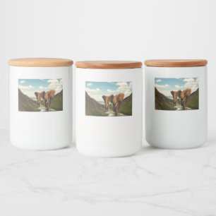 Rótulo Para Comida Elefante