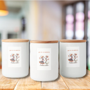 Rótulo Para Comida Esqueletos dançarinos do Dia de los Muertos person