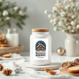 Rótulo Para Comida Felicidade é o Natal da Cabina Design