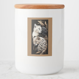 RÓTULO PARA COMIDA FELINE FINEST #1