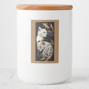 RÓTULO PARA COMIDA FELINE FINEST #1