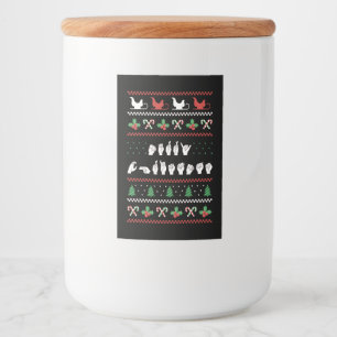 Rótulo Para Comida Feliz Natal - Língua de Sinais Americana I