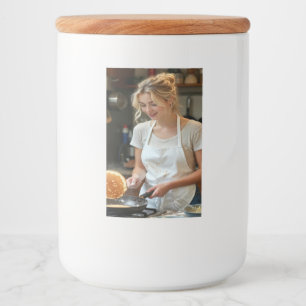 Rótulo Para Comida Foto de Panquecas de Cozinha Personalizar
