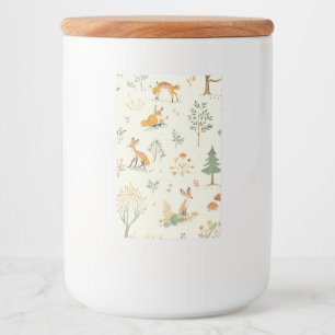 Rótulo Para Comida Fox Jar of Whimsy