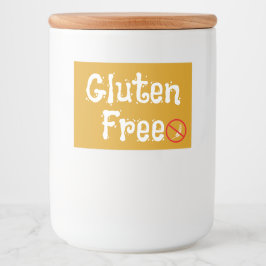 Rótulo Para Comida Gluten Free