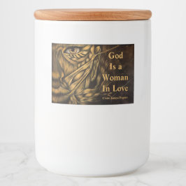 Rótulo Para Comida God is a Woman in Love stickers