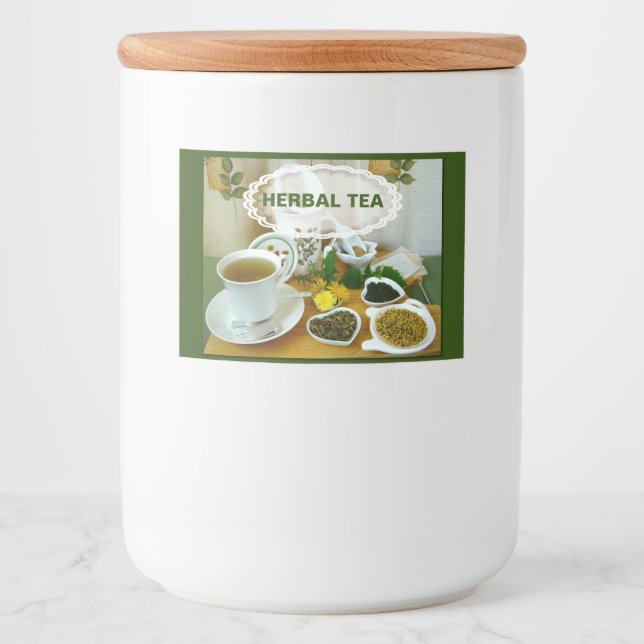 Rótulo Para Comida Herbal Teatime (Frente)