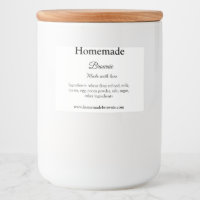 Homemade brwonie feito com amor adicione texto web