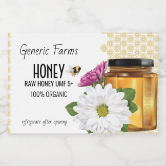 Rótulo Para Comida Honeybee Honey Jar