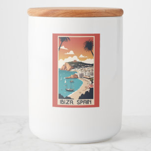 Rótulo Para Comida Ibiza, Poster de viagens Espanha