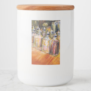 Rótulo Para Comida Ideografia da luz Ouro