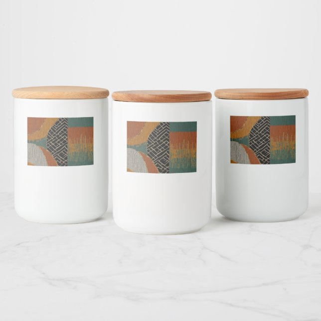Rótulo Para Comida Ilha Caribe Africana de Luxo sofisticada (Garrafas)