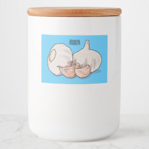 Rótulo Para Comida Ilustração de desenho em quadrinhos