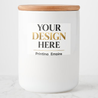 Rótulo Para Comida Impressão Personalizada - Sem Pedido Mínimo por At