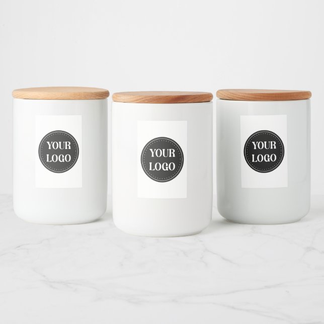 Rótulo Para Comida Inteligente, contemporâneo, polido e personalizáve (Garrafas)