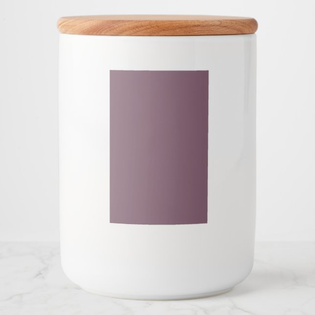 Rótulo Para Comida Jar de Armazenamento Personalizado Elegante (Frente)