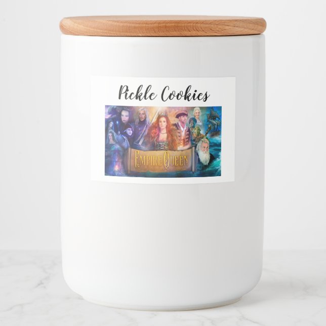 Rótulo Para Comida Jar de Cookies de Picles (Frente)